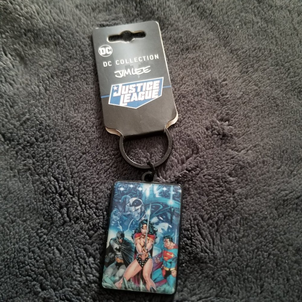 DC Comics Justice League Keychain (Wonder Woman, Batman, Superman)